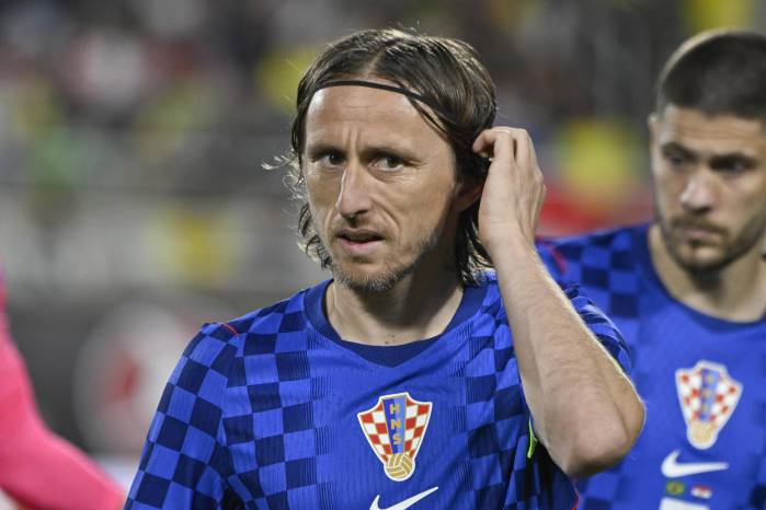 El mediocampista de Croacia, Luka Modric.