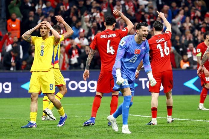 Turquía jugará contra el ganador entre Eslovaquia y Kosovo.