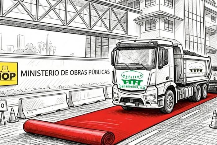 Asfaltos Panameños: de socia de la empresa del ministro a una de las favoritas del MOP