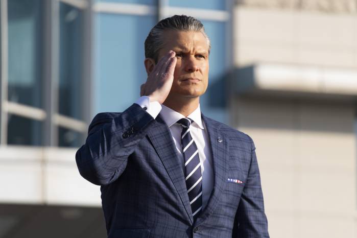 Foto de archivo del secretario de Guerra de EE.UU., Pete Hegseth.