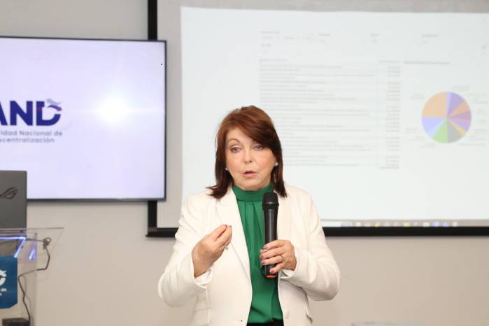 La directora de la Autoridad Nacional de Descentralización, Roxana Méndez.