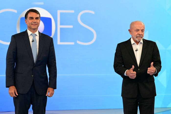 Ambos candidatos se enfrentaron este viernes en un debate televisado de TV Globo.