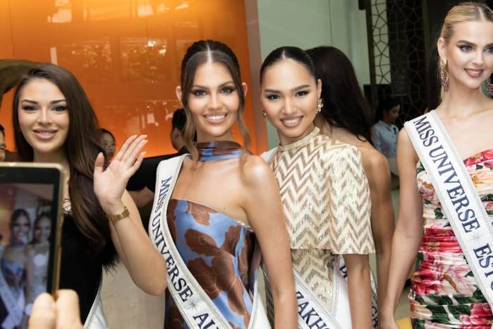 Candidatas del Miss Universo llegan a Tailandia para su participación