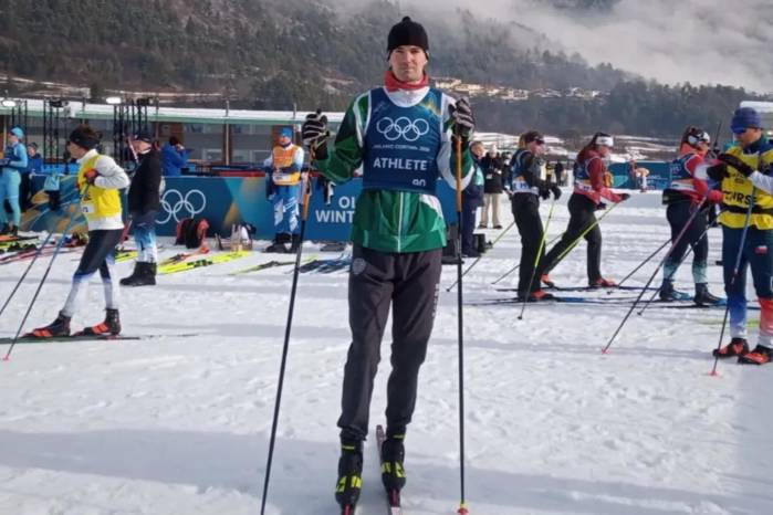 Timo Grönlund, representante de Bolivia en la disciplina de esquí de fondo.