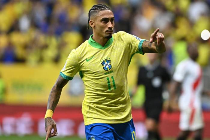 Máxima preocupación en la selección brasileña por la lesión de Raphinha