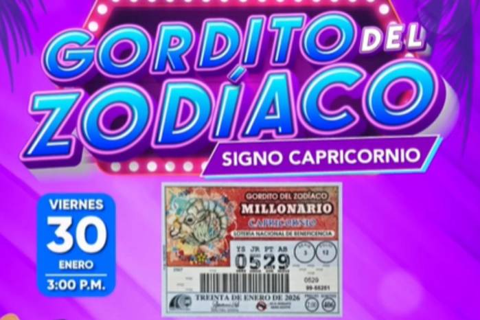 La Lotería Nacional lanza el primer Gordito del Zodiaco del año 2026