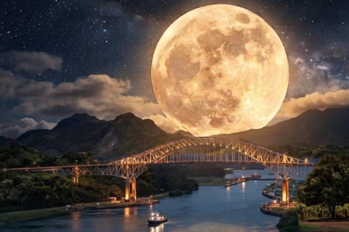 El cielo de Panamá se iluminará con la Luna de Cosecha este sábado.