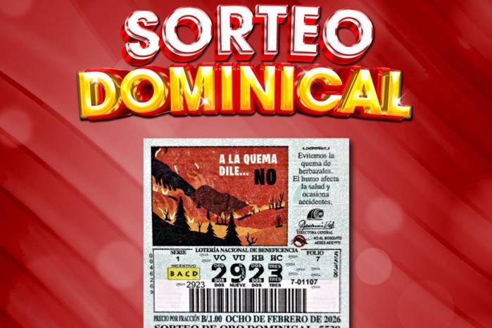 ¿Cuáles son los premios incentivos del sorteo del domingo 8 de febrero?