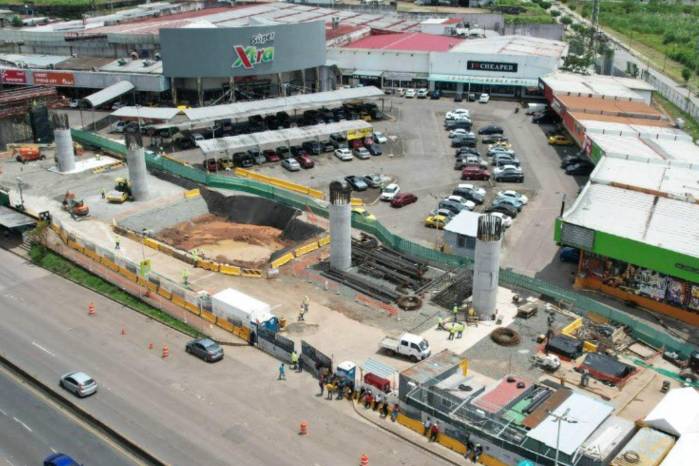 Línea 3 del Metro avanza; parada de Arraiján queda temporalmente fuera de servicio