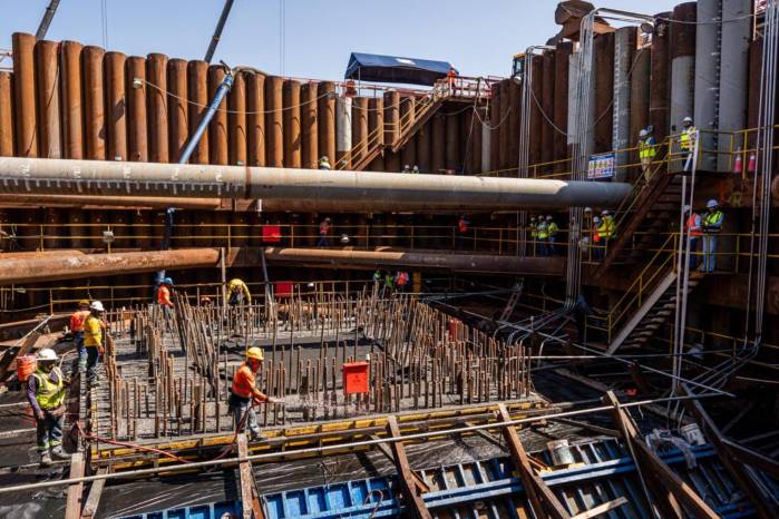 El MOP asegura que la obra avanza conforme al cronograma establecido.