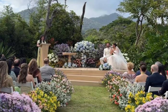 Gabriel Silva se casa por lo civil con Sophia Nandwani en Boquete