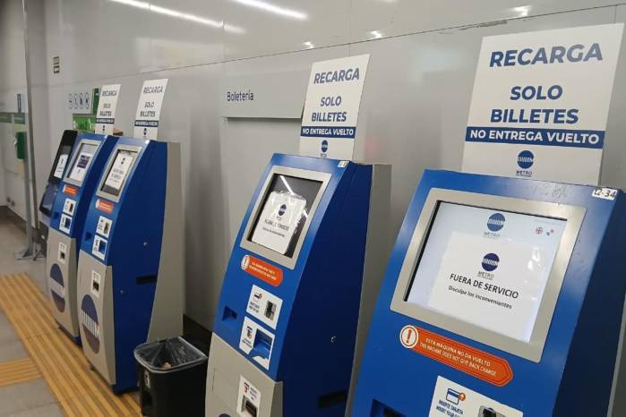 Fuera de servicio las máquinas de recarga del Metro de Panamá