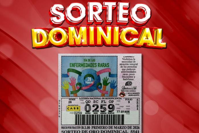 ¿Cuáles son los premios incentivos del sorteo del domingo 1 de marzo?