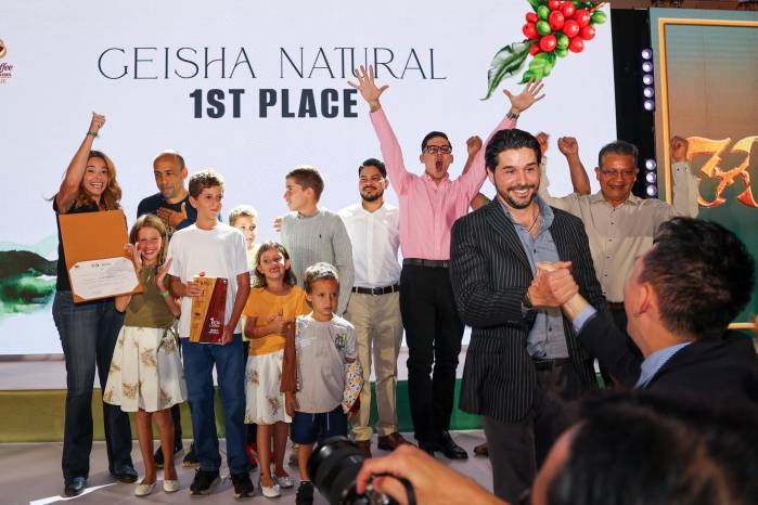 Geisha Natural: El primer lugar fue para Finca Lérida (de María Antonela Amoruso) con 95.63 puntos