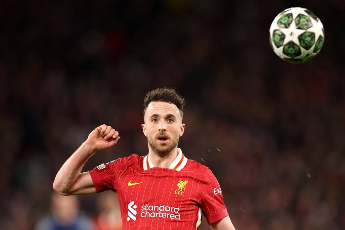 El futbolista del Liverpool Diogo Jota en una imagen de archivo.