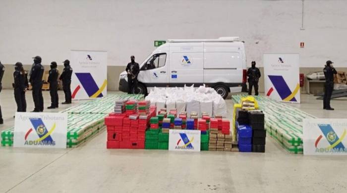 El contenedor donde fue hallada la cocaína había partido de Surinam.