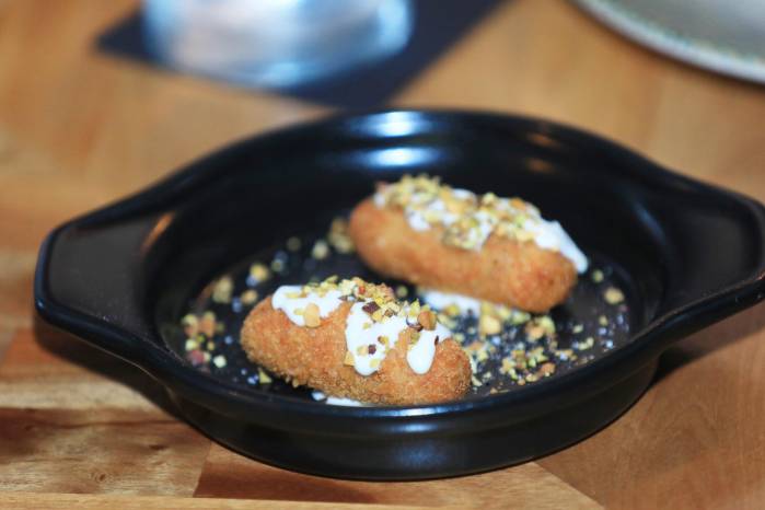 Croquetas de mortadela.
