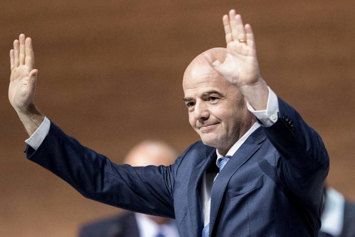 El presidente de la FIFA, Gianni Infantino.