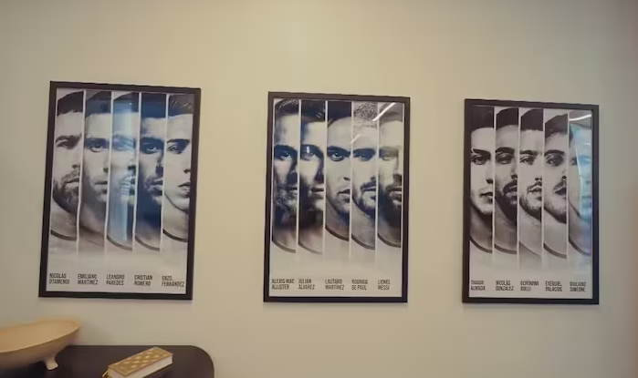 El hotel fue adaptado especialmente para recibir a los campeones del mundo.