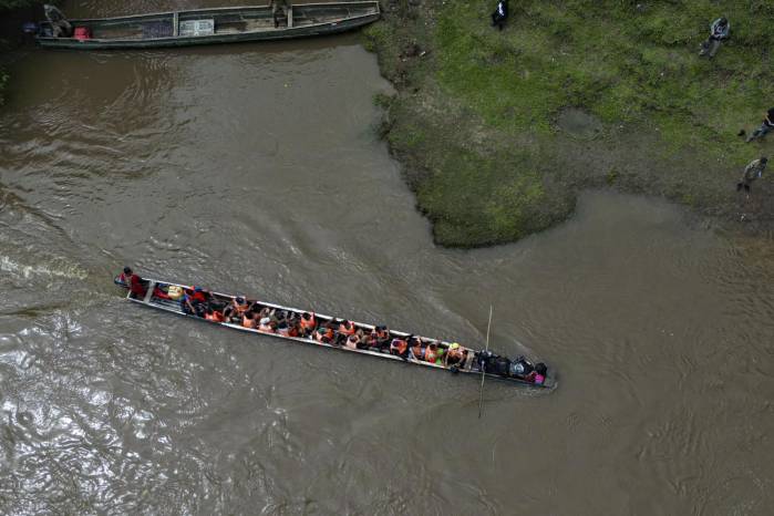 ‘Hemos bajado en cuanto al flujo [total de migrantes por el Darién], pero aparecieron ciudadanos de Nepal y de China en mayor número’, dijo Mulino.