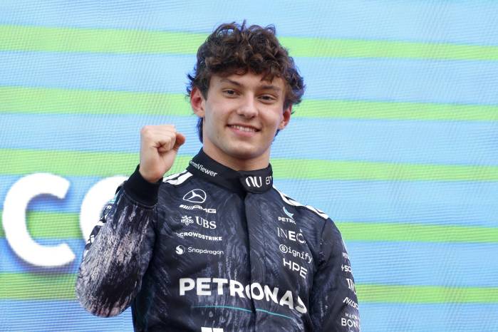 El piloto italiano de Mercedes, Andrea Kimi Antonelli.