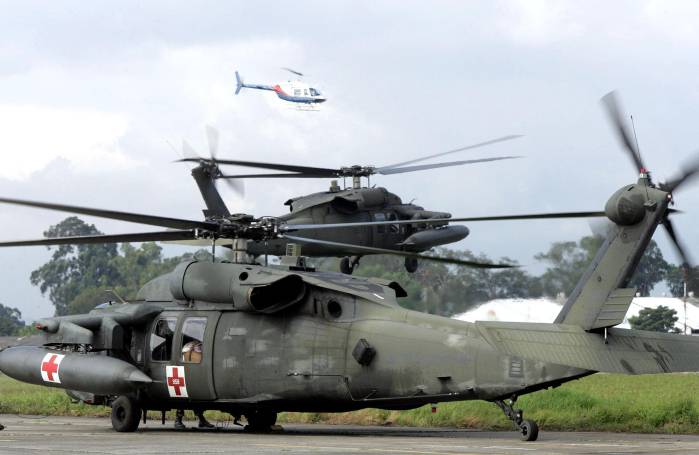 Los Black Hawk son aeronaves multifuncional y utilizadas principalmente para transporte táctico utilitario.