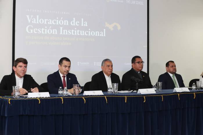 Presentación del informe de valoración institucional sobre la respuesta de la Arquidiócesis de Panamá ante las denuncias de abusos sexuales contra menores de edad y personas vulnerables.
