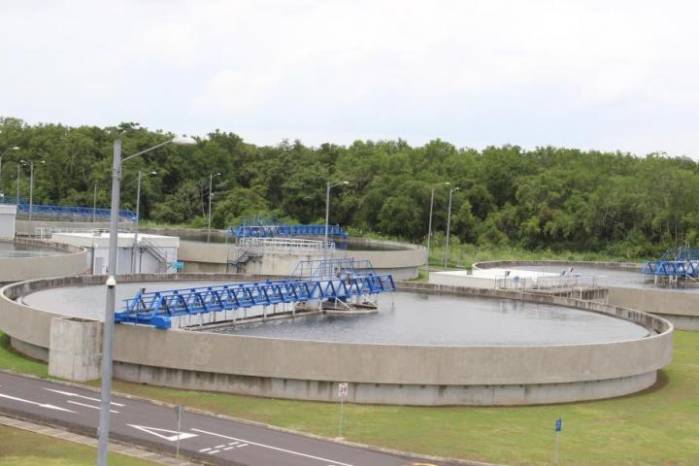 Planta de tratamiento y saneamiento de Panamá.