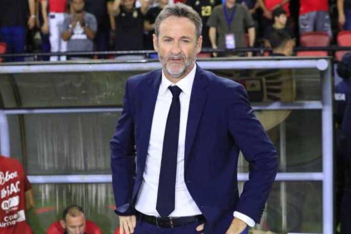 Thomas Christiansen, director técnico de la selección de Panamá.