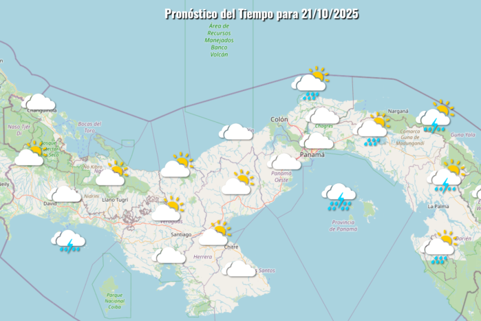 El IMHPA recomienda precaución ante tormentas eléctricas y posibles crecidas de ríos en varias provincias del país.