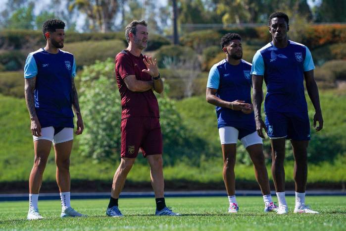 Thomas Christiansen durante los entrenamientos.