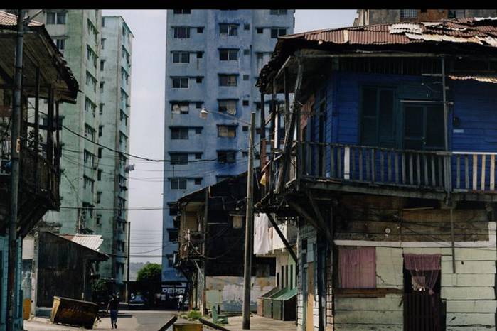 Edificios de Barraza en El Chorrillo, ciudad de Panamá.