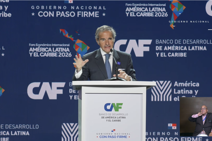 Moreno Grossi, jefe de la OIEA: “Hay un gran interés por la energía nuclear en Panamá”