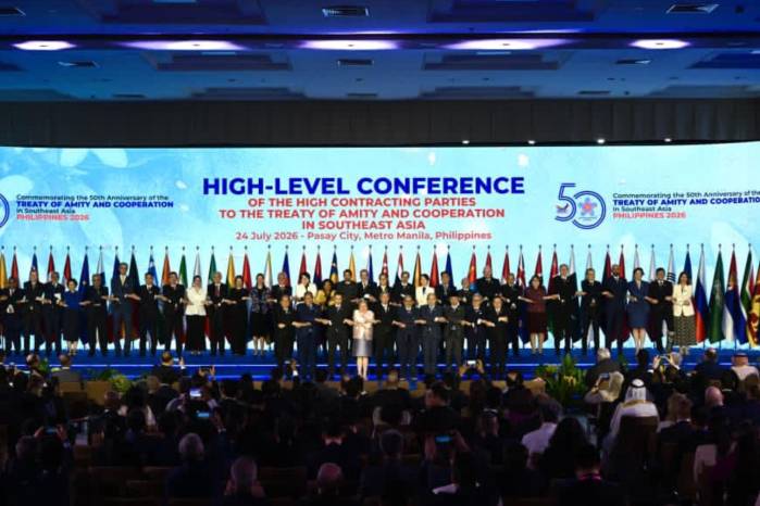 El canciller reiteró que la prosperidad mundial depende de mares abiertos, seguros y regidos por el derecho internacional.
