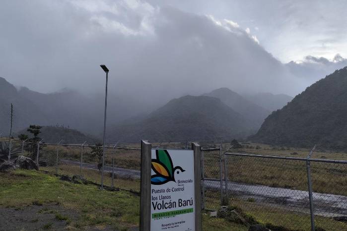 Cierre temporal del Parque Nacional Volcán Barú, en la provincia de Chiriquí.