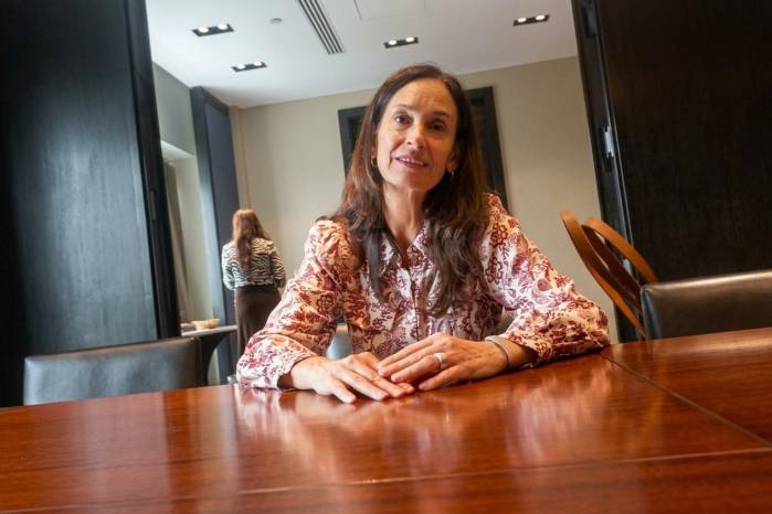 Shannon K. O’Neil, vicepresidenta sénior, directora de Estudios y catedrática Maurice R. Greenberg del Consejo de Relaciones Exteriores (CFR), especialista en comercio global y cadenas de suministro, durante la entrevista.