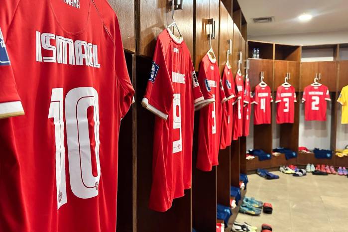 Vestuario del equipo de Panamá.