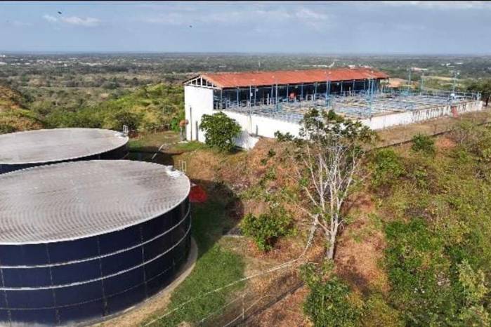 La potabilizadora Rufina Alfaro.