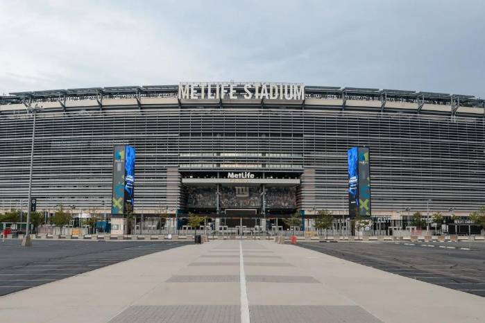 Vista del MetLife Stadium en New Jersey, Estados Unidos.
