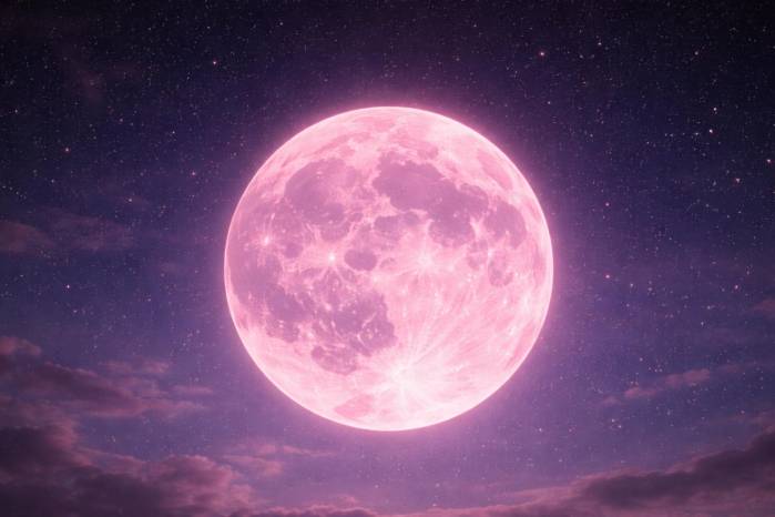 La energía de la luna rosa sirve para cerrar ciclos, manifestar y anuncia el inicio de la semana santa.