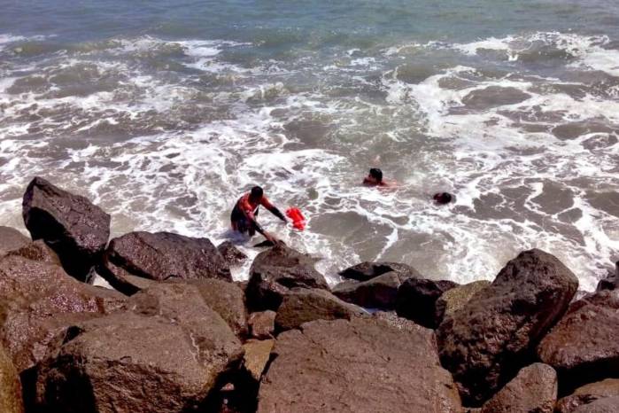 De acuerdo de Sinaproc, los menores hicieron caso omiso a las restricciones de seguridad vigentes en la playa