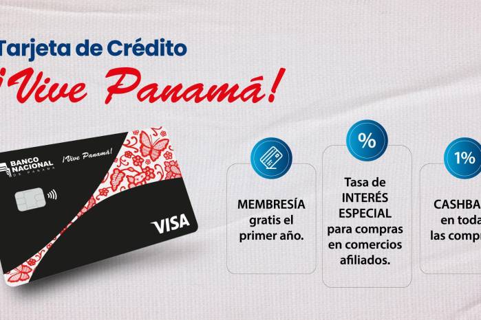 Tarjeta de crédito VISA Vive Panamá con nueva imagen
