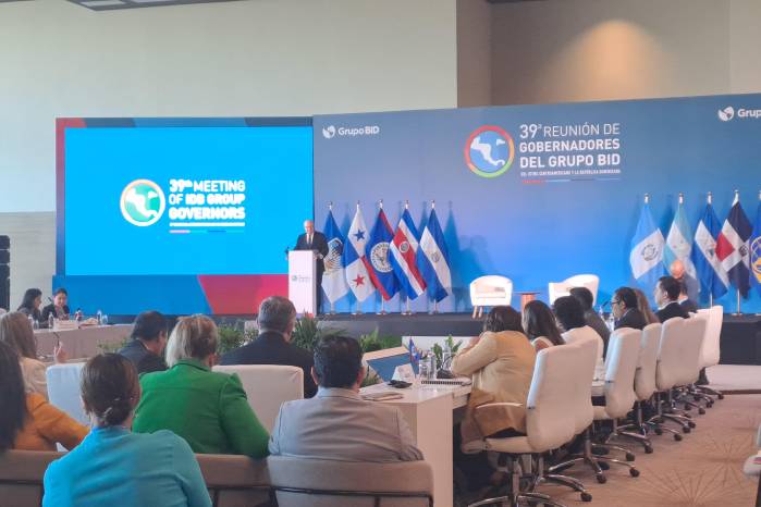 El presidente del BID, Ilan Goldfajn,.