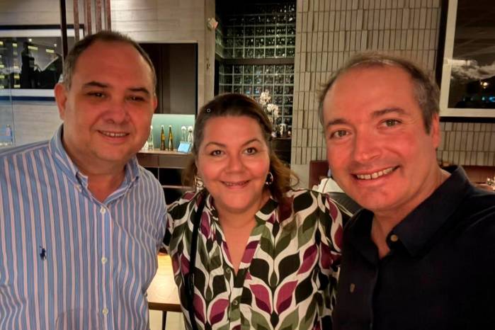 Gabriel Marengo, Paulina Jácome y Mauricio Palacios.