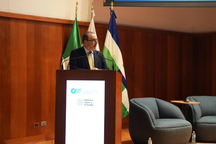 El presidente de CAF –banco de desarrollo de América Latina y el Caribe–, Sergio Díaz-Granados.