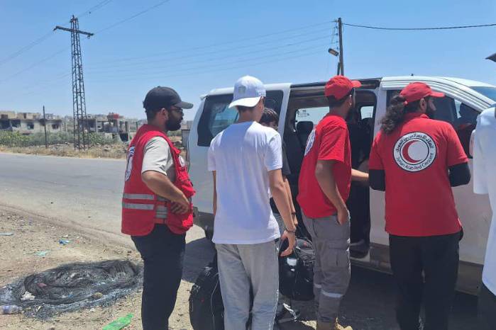 Los ciudadanos panameños quedaron retenidos en el pueblo de Kherbet Awad bajo custodia de la Guardia Nacional Siria.