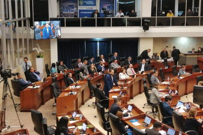 Vista del pleno de la Asamblea Nacional.