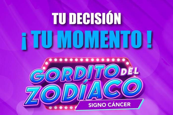 El sorteo del Gordito del Zodíaco correspondiente al signo de cáncer.