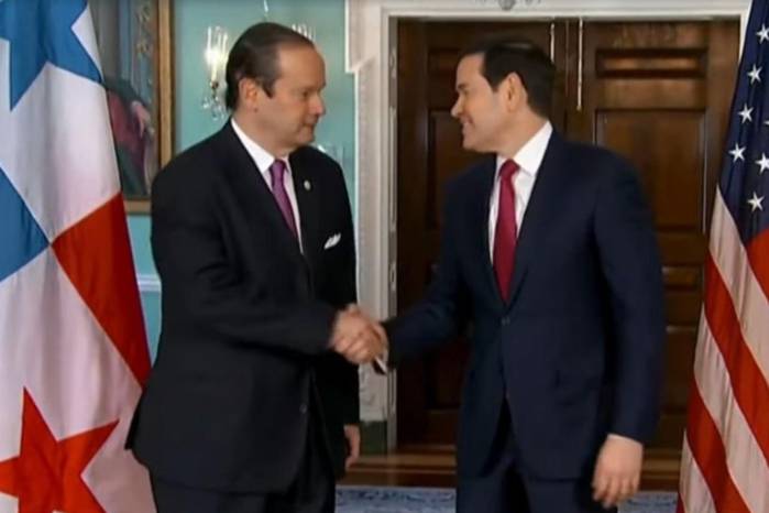 Canciller Martínez-Acha se reúne con Marco Rubio para abordar la agenda binacional