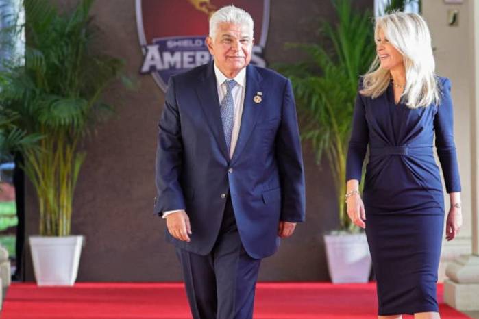 La cumbre de presidentes ‘Escudo de las Américas’ se efectúa en el hotel Trump National Doral en la ciudad de Miami.